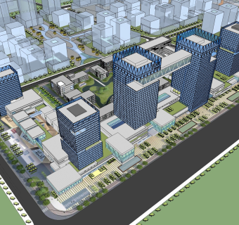现代办公建筑产业园