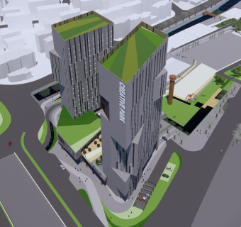 现代办公建筑高层办公楼