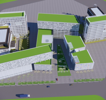 现代办公建筑产业园