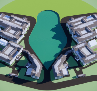 新中式办公建筑产业园