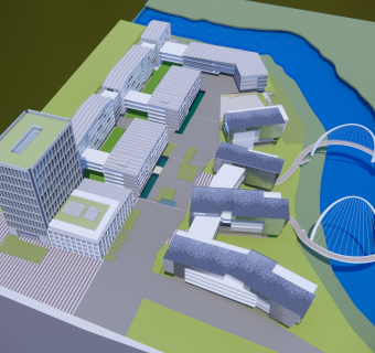 现代办公建筑产业园