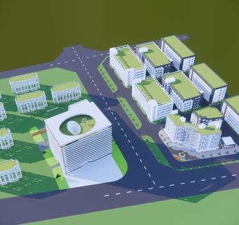 现代办公建筑产业园