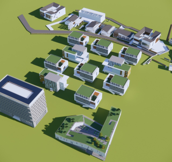 现代办公建筑产业园