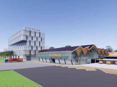 现代文教建筑展览馆建筑