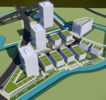 现代办公建筑产业园