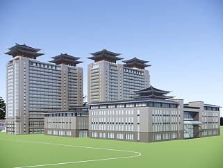 新中式 商业建筑 酒店建筑