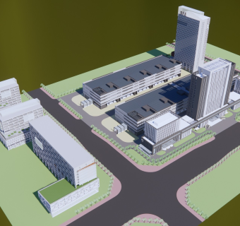 现代办公建筑产业园