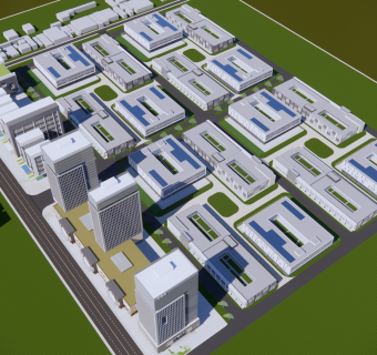 现代办公建筑产业园
