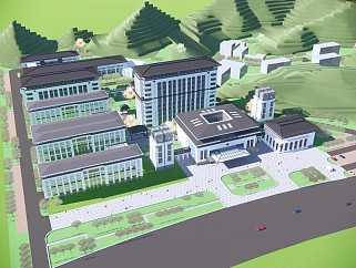 新中式 医疗建筑 中医院