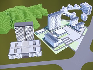 新中式  医疗建筑 中医院