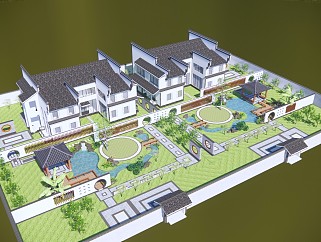 新中式乡村住宅