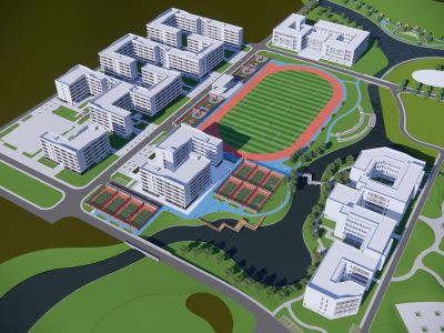 现代文教建筑学校 中学校