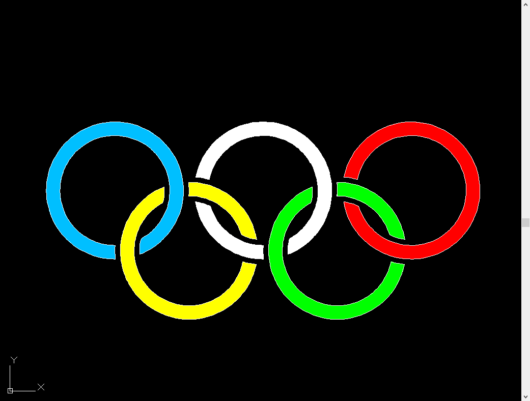 奥运会五环矢量图图片