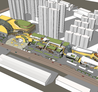 现代商业街商业综合体