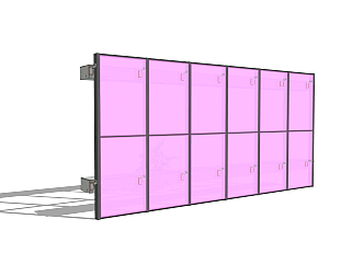 10光伏幕墙节点样式3：中空光伏组件1800×1200×30