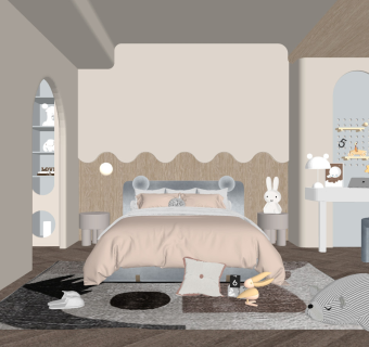 现代卧室儿童房