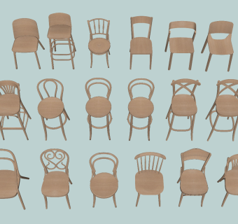北欧木椅子合集