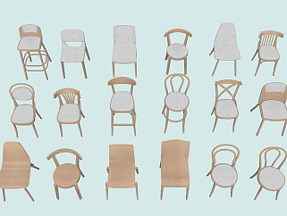 北欧木椅子合集