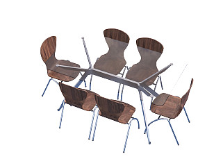 现代餐桌椅