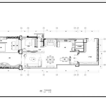 现代风格别墅CAD施工图