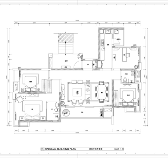 140平样板间CAD施工图