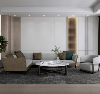 现代客厅沙发组合