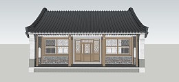 中式风格建筑SU模型