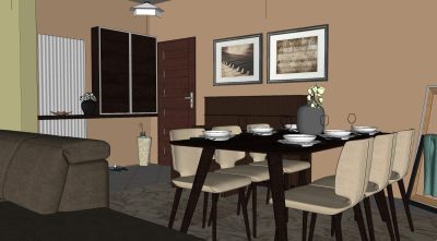 敞开式会所客厅