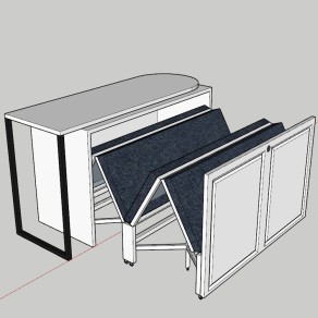 折叠床单人床家用书房办公桌隐形床一体桌子床两用