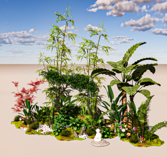 现代植物组团