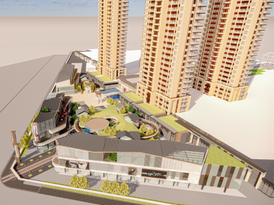 新中式高层豪宅及商业