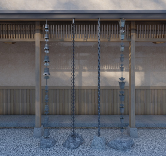 雨链、链子、滴水链