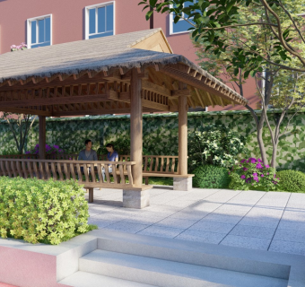 茅草亭 休息凉亭 乡村亭子 木质亭子  休闲景观亭