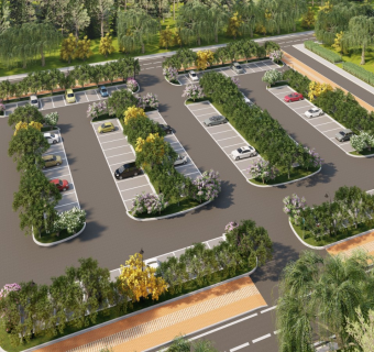 现代生态停车场