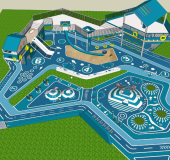 海洋主体儿童游乐区景观设计