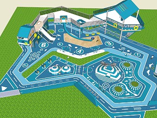 海洋主体儿童游乐区景观设计