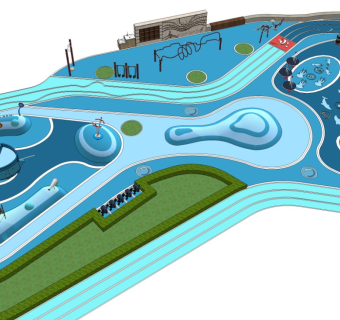 海洋主体儿童游乐区景观设计