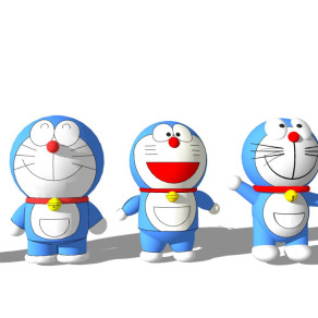 现代卡通人物机器猫 叮当猫 玩具人偶