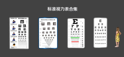 现代视力表 眼科设备 医疗设备