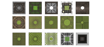 新中式树篦子 树池