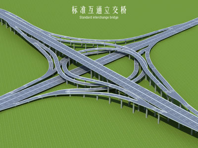 立交桥 高速路 高架桥 道路 高速匝道