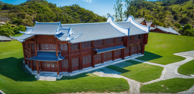 影视古建徽派江南茶楼民房沿街楼度假村