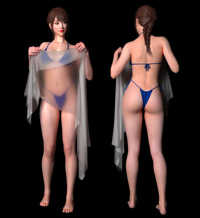 现代女人 人物 美女 模特 洗澡女孩