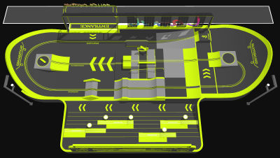 现代滑板场地 互动科技轮滑乐园 多功能运动公园 极限运动场地 社区口袋公园
