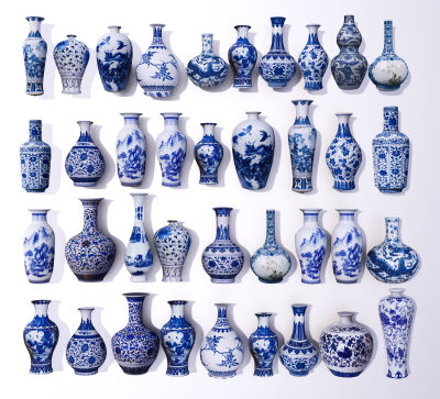 青花瓷 瓷器陶瓷 古董瓷瓶罐子 古董文物文玩 装饰花瓶梅瓶碗