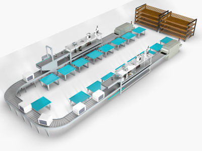 工业设备瓶装线 传送带灌装机 物流机器传送机 流水线包装机 工厂机械臂生产线