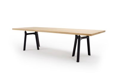 办公桌北欧简约现代写字台电脑桌长桌LOFT餐桌椅组合实木会议桌子