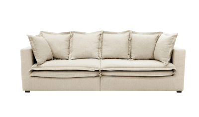 奶油风布艺沙发小户型双人三人简约现代客厅北欧沙发 北欧双人沙发