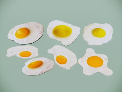 荷包蛋煎蛋 流心鸡蛋食物