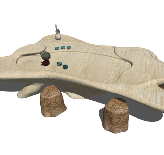 中式风格休闲桌椅 功夫茶几 异形茶桌 禅意茶台 根雕茶桌 洽谈桌